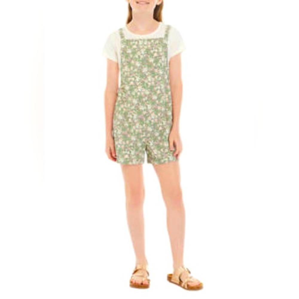 Belle du Jour Gauze Floral Printed Romper size Small